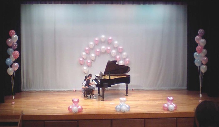 バルーン　ピアノ　発表会