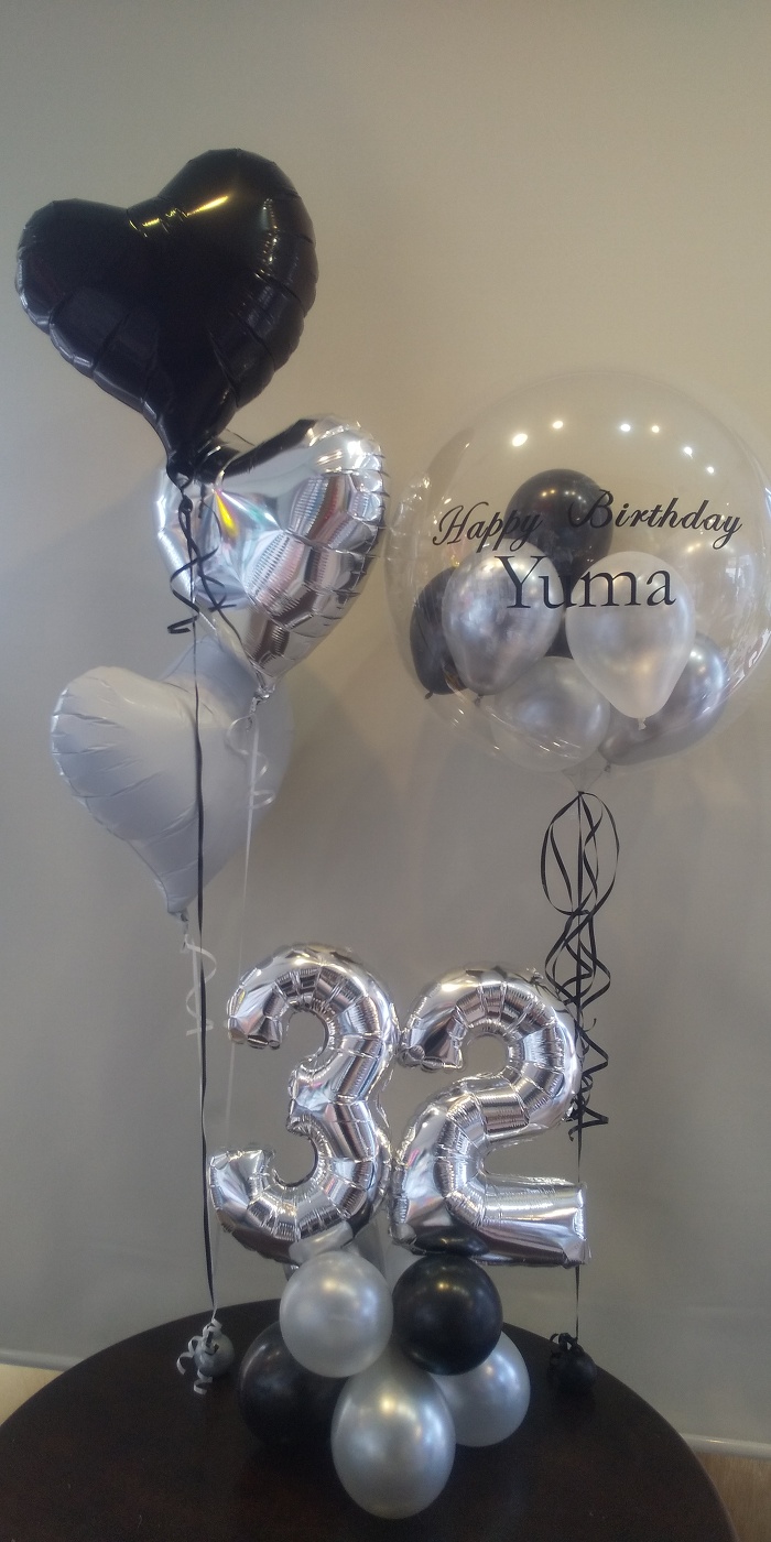 数字バルーン バースデー お誕生日 プレゼント